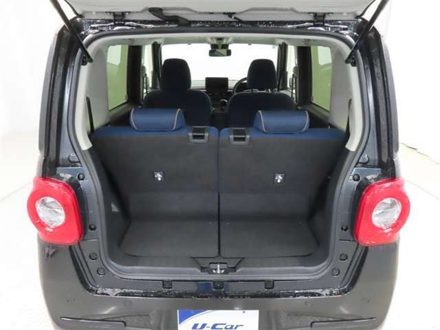 バックドアの開口部が大きく、使いやすいラゲージです。