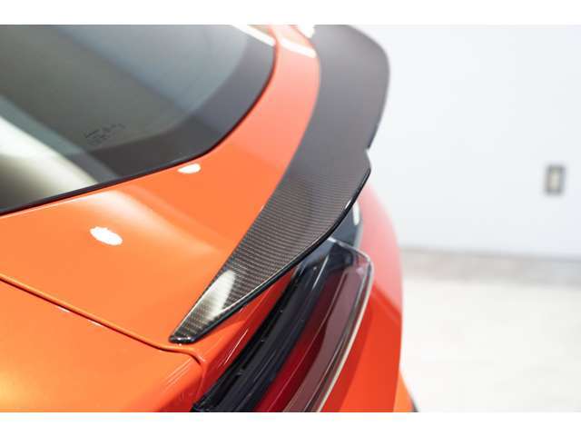 Rear spoiler in carbon fiber - Shiny