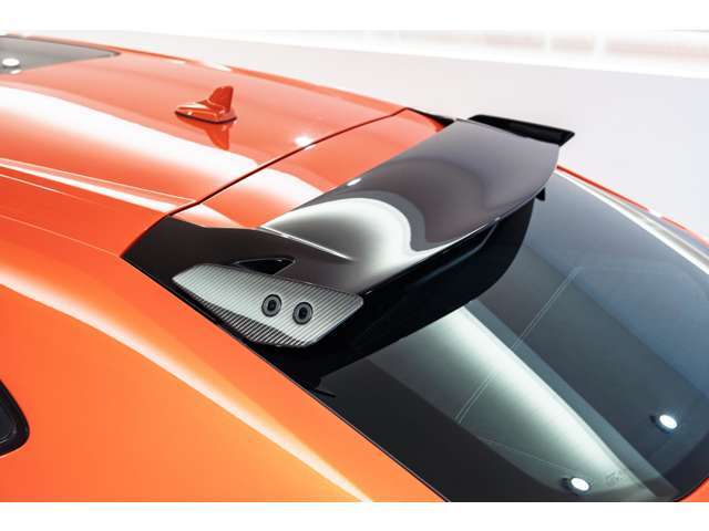 Rear spoiler in carbon fiber - Shiny