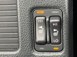 【シートヒーター】寒い日に重宝するシートヒーター！エアコンより早く温まってくれるので寒がりの人も安心ですね♪エアコンの温風は乾燥するから苦手、という方にもをおすすめです。