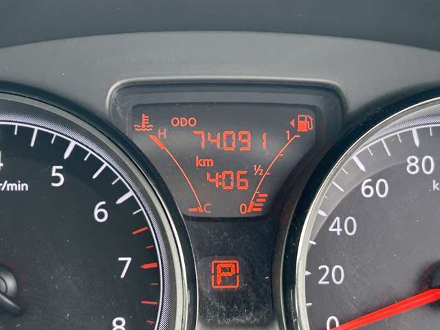 走行距離74091Km
