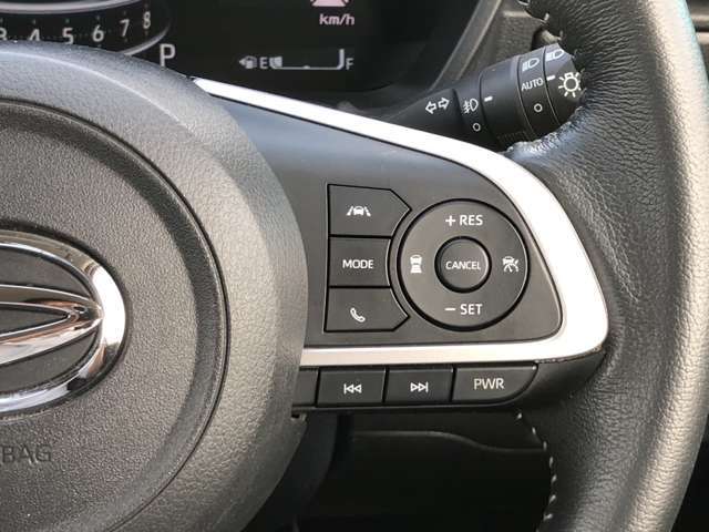 【全車速追従機能付ACC（アダプティブクルーズコントロール）】設定した車速内で自動で加減速ができます。先行車との車間距離を適切に維持した追従走行も可能です！機能には限界があるためご注意ください。