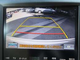 バックが苦手な方は必見！ライン表示付きのバックモニターが障害物を映し出してくれます！