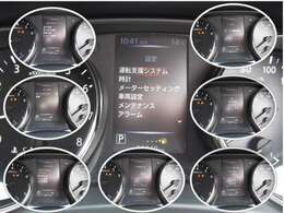 エマージェンシーブレーキ・LDW（車線逸脱警報）装備です。（メーター内アドバンスドライブアシストディスプレイでON/OFFの操作を行います。）　・ディスプレイには車両情報等を表示