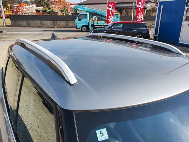 ルーフレールも備わっており、システムキャリアの取付も可能です！