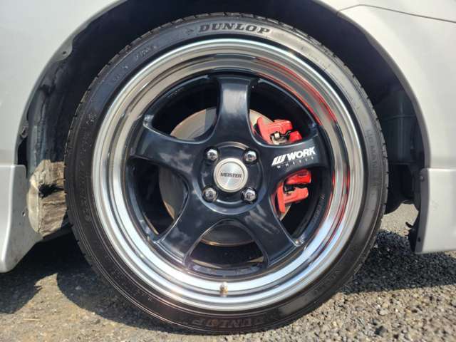 WORK17インチアルミ！！タイヤ交換もできますので、お気軽にご相談下さい！！