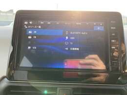 テレビやラジオ、ブルートゥースも使えます。テレビはフルセグなのでストレスなくご覧いただけます！