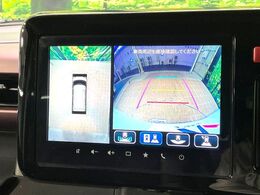 【全方位モニター用カメラ】専用のカメラにより、上から見下ろしたような視点で360度クルマの周囲を確認することができます☆死角部分も確認しやすく、狭い場所での切り返しや駐車もスムーズに行えます。