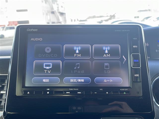 【オーディオソース】CD、DVD、Bluetooth、AM、FMが使えます！テレビも視聴できます♪車内のエンタメもバッチリです♪