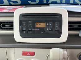 ドライブ中も室内快適！FM/AMラジオ付きCDプレーヤーを装着！