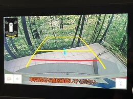 【バックカメラ】駐車時に後方がリアルタイム映像で確認できます。大型商業施設や立体駐車場での駐車時や、夜間のバック時に大活躍！運転スキルに関わらず、今や必須となった装備のひとつです！
