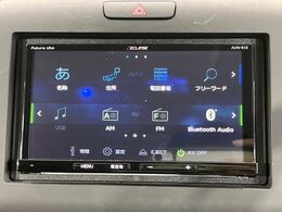 【ナビゲーション】目的地までしっかり案内してくれる使いやすいナビ。Bluetooth接続すればお持ちのスマホやMP3プレイヤーの音楽を再生可能！毎日の運転がさらに楽しくなります！！