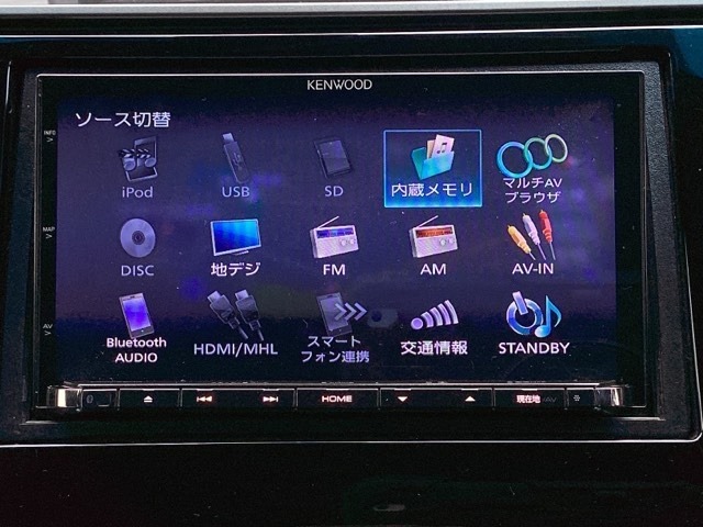 ナビ機能だけではありません、オーディオ機能も充実しています。