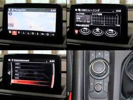 ナビやオーディオ、ご自身の運転記録やメンテナンスログを表示する「マツダコネクト」を搭載。人間工学に基づき、自然な位置に搭載されております。もちろんBluetooth等のオーディオにも対応しております。