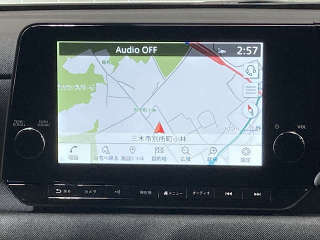 NissanConnectナビゲーション9インチの大画面モニターを搭載し、Apple CarPlayへのワイヤレス接続やAndroid Autoにも対応。