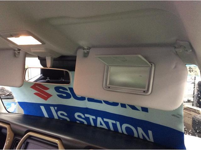 ルームランプとサンバイザー