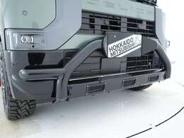 フロントバンパーガード【DANSHAQ】☆重厚なバンパーガードがデリカミニの力強さをさらに引き立てます！