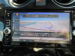 ●今や常識！？ナビ付きですので目的地までスムーズにたどり着けます。道に迷いにくい分、ガソリン消費も少なくエコにもつながります●
