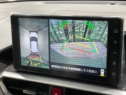 【パノラミックビューモニター】専用のカメラにより、上から見下ろしたような視点で360度クルマの周囲を確認することができます☆死角部分も確認しやすく、狭い場所での切り返しや駐車もスムーズに行えます。