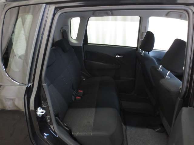 後部座席です。