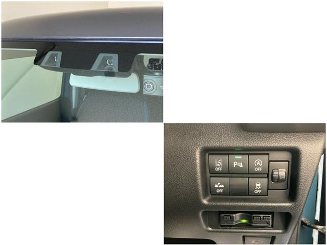 デュアルカメラブレーキサポート（DCBS）　フロントガラス上部にあるセンサー部です。ステレオカメラで車両前方の状況を検知し各種制御を行います。衝突被害軽減ブレーキ・誤発進抑制機能・車線逸脱警報機能　等