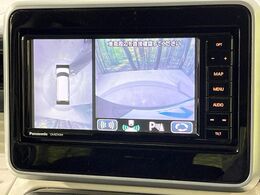 【全方位モニター用カメラ】専用のカメラにより、上から見下ろしたような視点で360度クルマの周囲を確認することができます☆死角部分も確認しやすく、狭い場所での切り返しや駐車もスムーズに行えます。