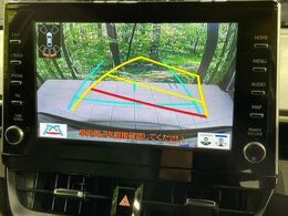 【バックカメラ】駐車時に後方がリアルタイム映像で確認できます。大型商業施設や立体駐車場での駐車時や、夜間のバック時に大活躍！運転スキルに関わらず、今や必須となった装備のひとつです！