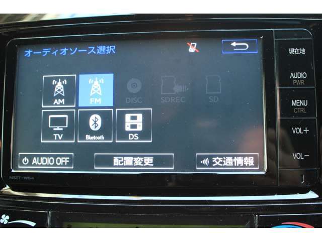 SDナビ、フルセグTV、Bluetooth