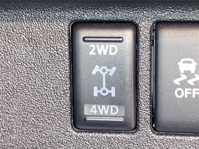 スイッチを押して切り替えます。