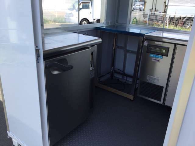 オプション厨房器具、冷蔵庫、左小型冷凍庫(中古)