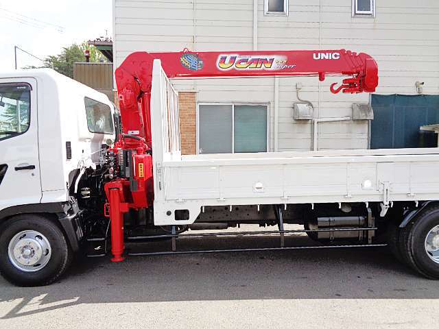 ユニック車　4段　ラジコン　フックイン