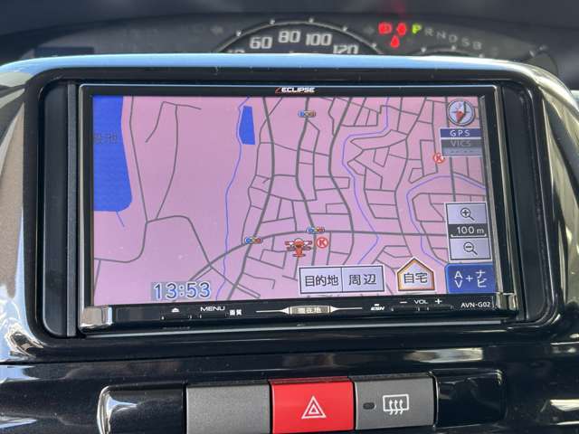 【社外7型ナビ】【フルセグ】【CD，DVD】【バックカメラ】