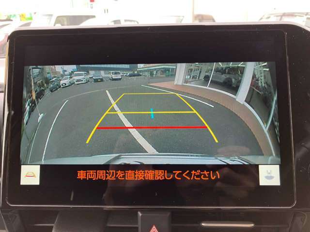 駐車時に後方がリアルタイム映像で確認できます。、夜間のバック時に大活躍！