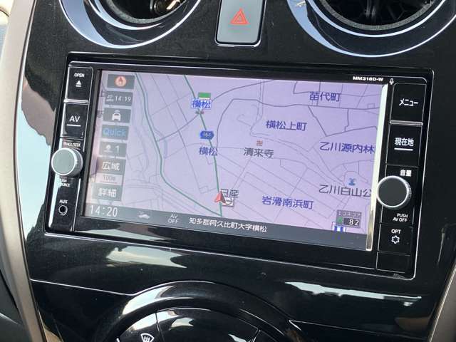 日産純正ナビゲーション搭載です！操作性に優れ直感・感覚的に使用していただけます♪