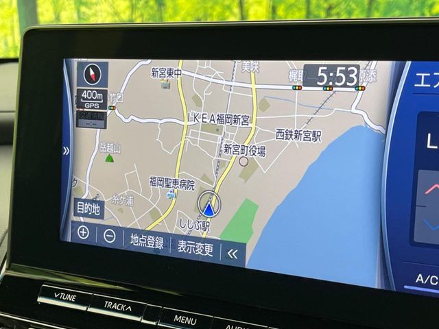 【12.3インチワイドナビ】高級感とインパクトのある大型ワイドナビを装備。各種オーディオ操作はもちろん、横長ワイド画面でのマップ2分割表示など、利便性も高いナビです♪