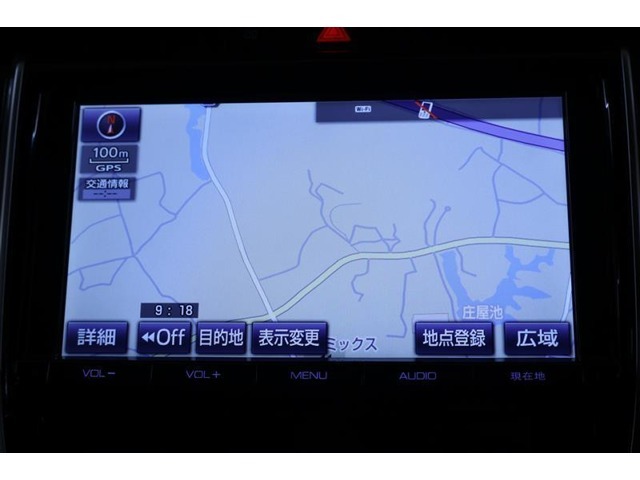 純正SDナビ付き。フルセグでテレビも見れて、CD・DVDの再生もできます。品番NSZT-Y64T