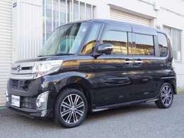 人気のタントカスタムRSターボ！特別仕様のトップエディション！安全装備のスマートアシスト付き！人気のブラック！日焼けで定番のルーフの塗装も綺麗でお買い得！両側電動スライドドア！ピラーレスで乗り降り楽々