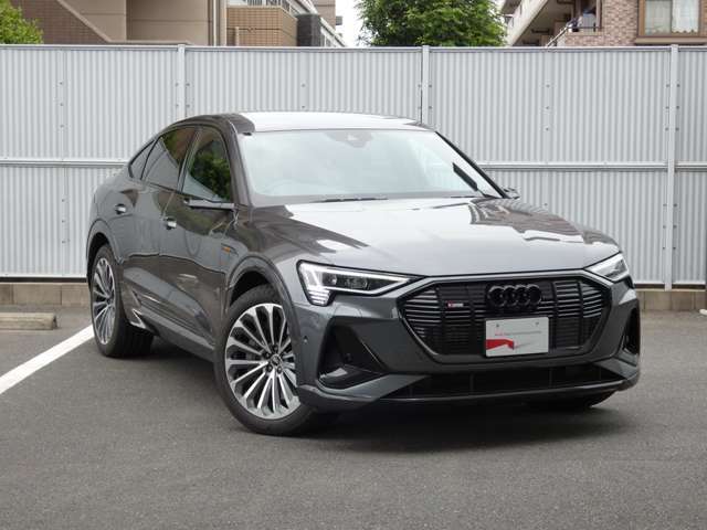 Audi初の100％電機自動車です。バッテリーに充電された動力でモーターを駆動しています。