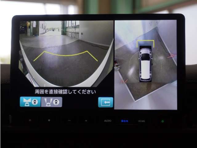 ◆全周囲カメラシステム◆運転席から見えにくい後方などをナビ画面で確認でき運転を支援するシステムです！