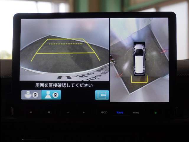 ◆全周囲カメラシステム◆運転席から見えにくい後方などをナビ画面で確認でき運転を支援するシステムです！