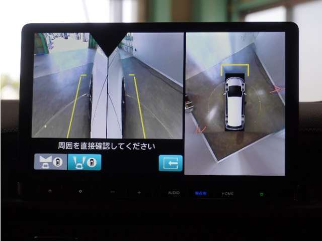 ◆全周囲カメラシステム◆運転席から見えにくい後方などをナビ画面で確認でき運転を支援するシステムです！
