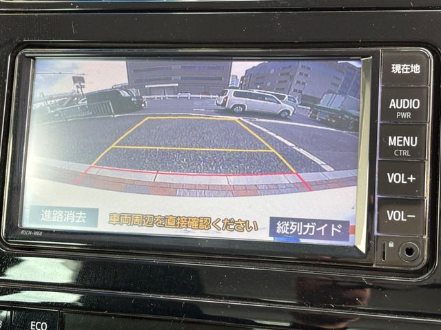 【バックカメラ】駐車時に後方がリアルタイム映像で確認できます。大型商業施設や立体駐車場での駐車時や、夜間のバック時に大活躍！運転スキルに関わらず、今や必須となった装備のひとつです！