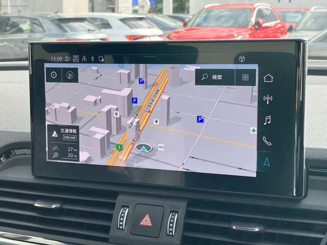 MMIナビゲーション搭載 地図データ最新版にアップデート後ご納車させていただきますのでご安心くださいませ。