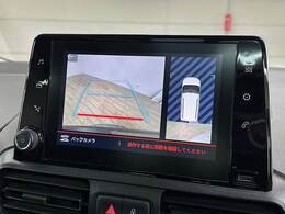 【全周囲カメラ】搭載で駐車に慣れていない方や狭い場所でも安全に駐車できます♪