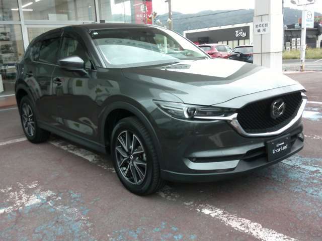 安全支援装備完備のCX-5です！レーンキープアシスト、前後パーキングセンサー！歩行者検知機能付きブレーキサポート！当店、大阪府交野市星田北1-46-1、TEL0728931021です！お問合せお待ちしてます