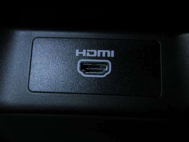 HDMI接続端子付で、スマホのミラーリングが可能となります♪