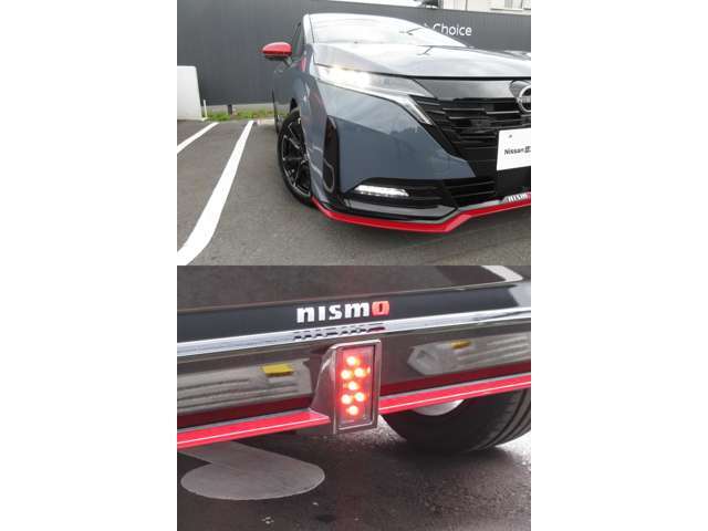 アダプティブLEDヘッドランプ＋NISMO専用LEDフォグランプを装備しております！　NISMO専用リヤLEDフォグランプも装備されております☆