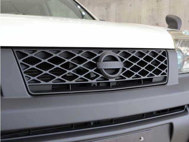 フロントグリルをマットブラックに塗り分けペイントしております。