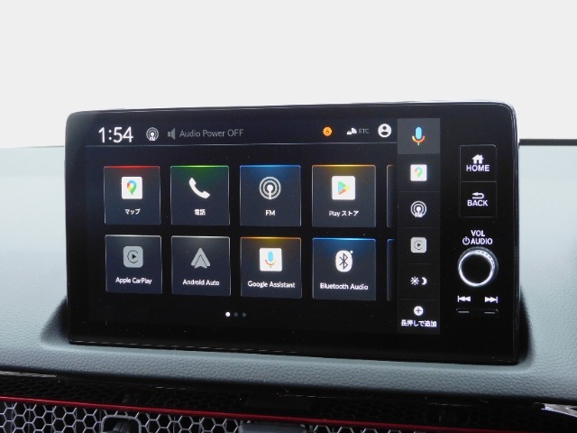 9インチホンダコネクトディスプレイ（グーグルマップ・地デジフルセグ・Bluetoothオーディオ・Apple CarPlay・Android Auto・ラジオ）