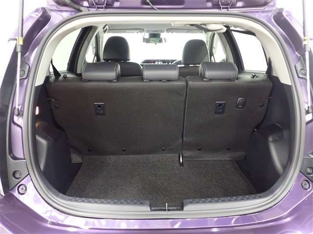 大きく開いて荷物の出し入れがラクラク